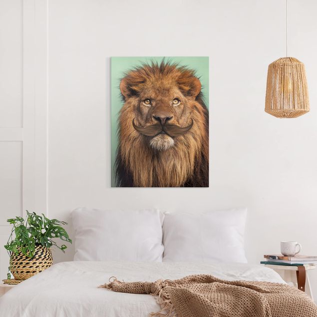 Billeder på lærred lions Lion With Beard