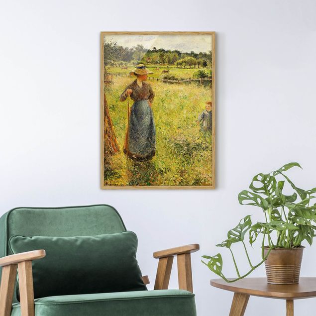 Kunst stilarter impressionisme Camille Pissarro - The Haymaker