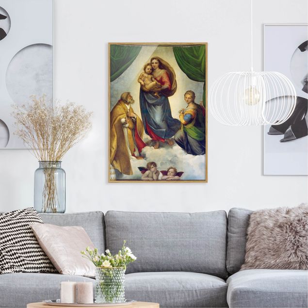 Kunst stilarter Raffael - The Sistine Madonna