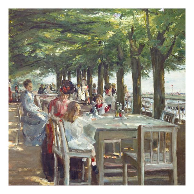 Glasbilleder landskaber Max Liebermann - The Restaurant Terrace Jacob