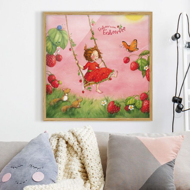Børneværelse deco Little Strawberry Strawberry Fairy - Tree Swing