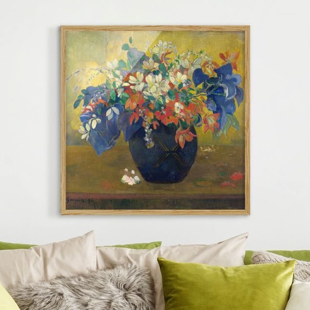køkken dekorationer Paul Gauguin - Flowers in a Vase