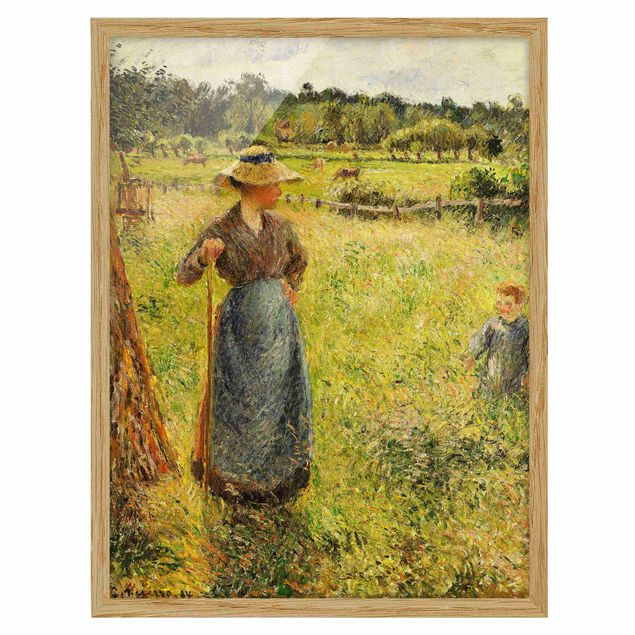 Kunst stilarter post impressionisme Camille Pissarro - The Haymaker