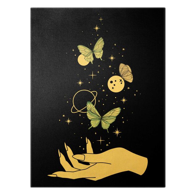 Billeder Magical Hand - Butterflies And Planets