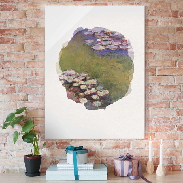 Billeder blomster WaterColours - Claude Monet - Water Lilies