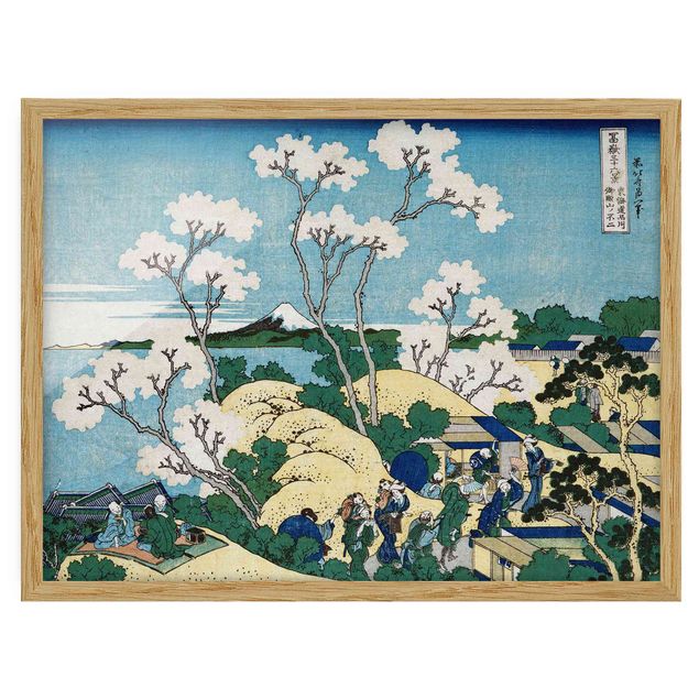 Indrammede plakater landskaber Katsushika Hokusai - The Fuji Of Gotenyama