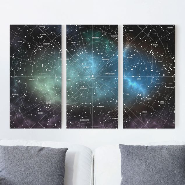 køkken dekorationer Stellar Constellation Map Galactic Nebula