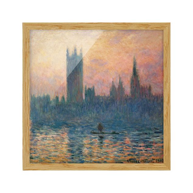 Kunst stilarter Claude Monet - London Sunset