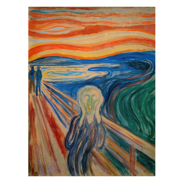 Billeder på lærred kunsttryk Edvard Munch - The Scream