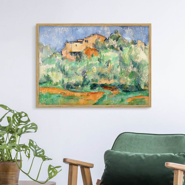Kunst stilarter impressionisme Paul Cézanne - House And Dovecote At Bellevue