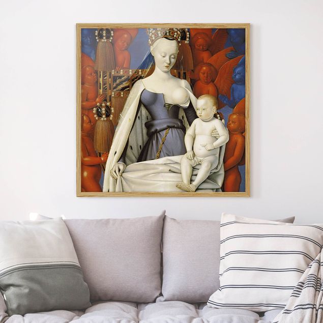 Kunst stilarter Jean Fouquet - Madonna and Child