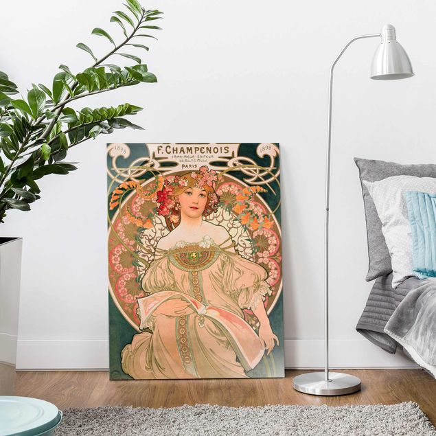 køkken dekorationer Alfons Mucha - Poster For F. Champenois