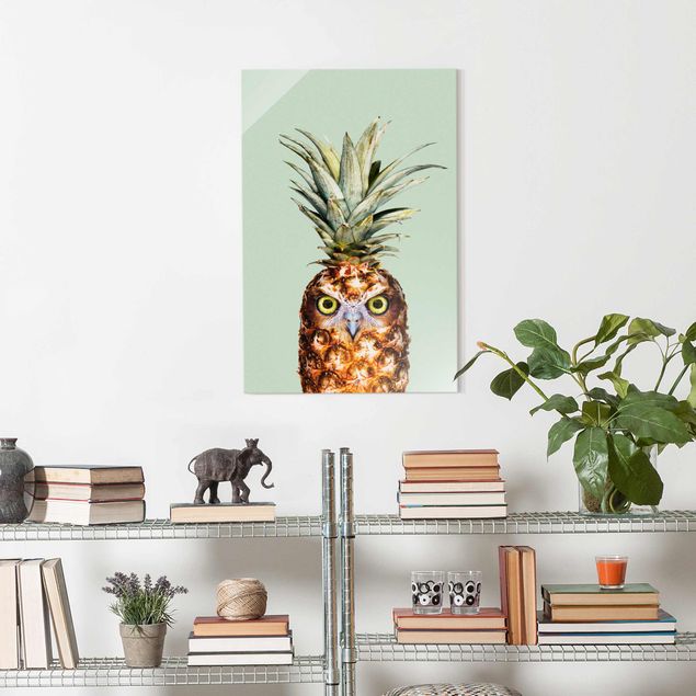 køkken dekorationer Pineapple With Owl
