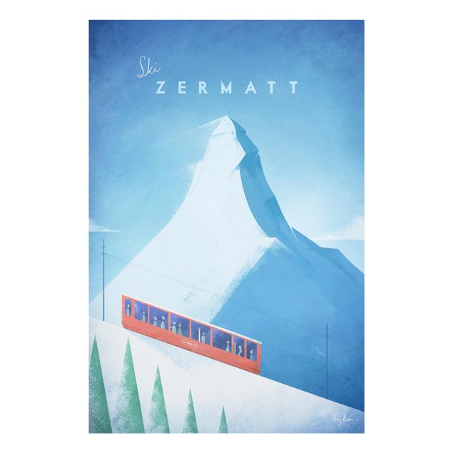 Billeder bjerge Travel Poster - Zermatt
