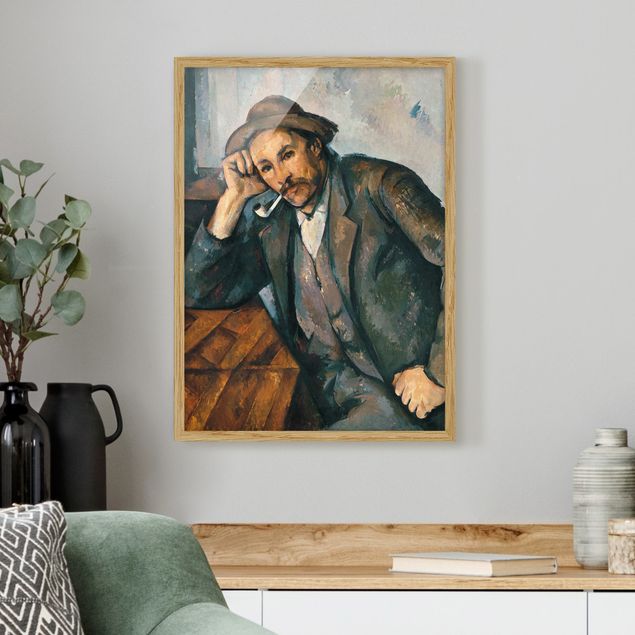 Kunst stilarter impressionisme Paul Cézanne - The Pipe Smoker