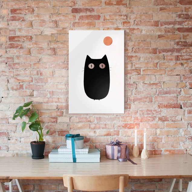 Billeder katte Black Cat Illustration