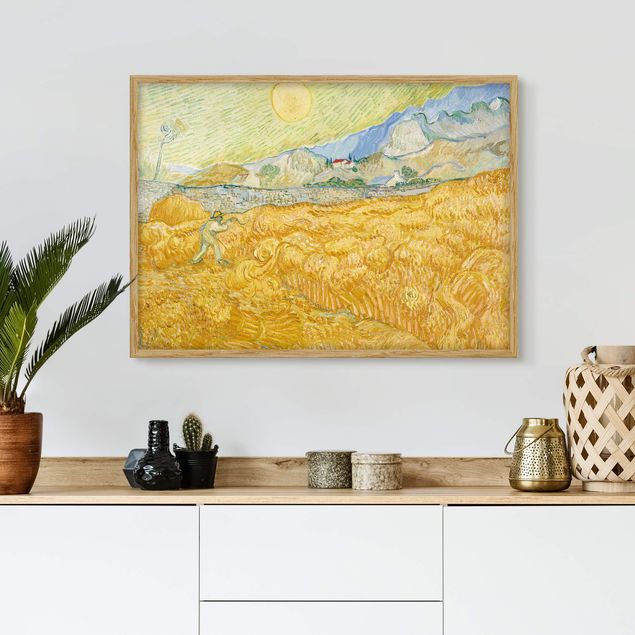 køkken dekorationer Vincent Van Gogh - The Harvest, The Grain Field