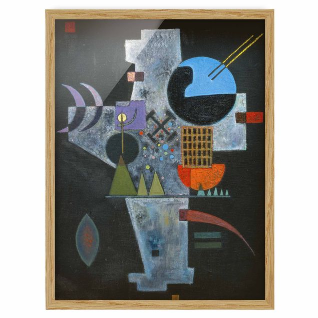 Indrammede plakater abstrakt Wassily Kandinsky - Cross Shape