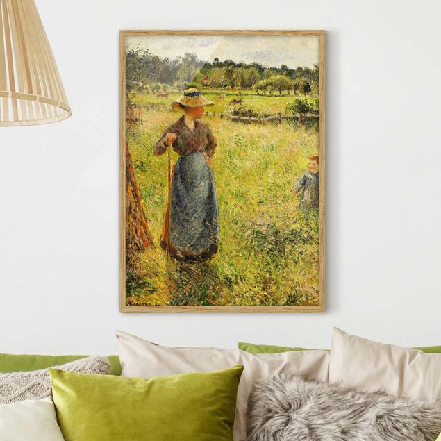 køkken dekorationer Camille Pissarro - The Haymaker