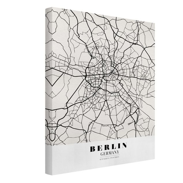 Billeder verdenskort Berlin City Map - Classic
