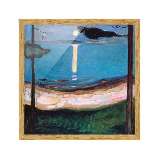 Kunst stilarter Edvard Munch - Moon Night