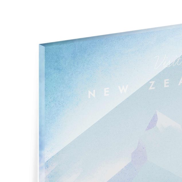 Glasbilleder arkitektur og skyline Travel Poster - New Zealand