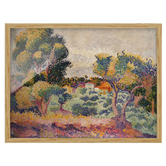 Kunst stilarter Henri Edmond Cross - Eucalyptus And Olive Grove