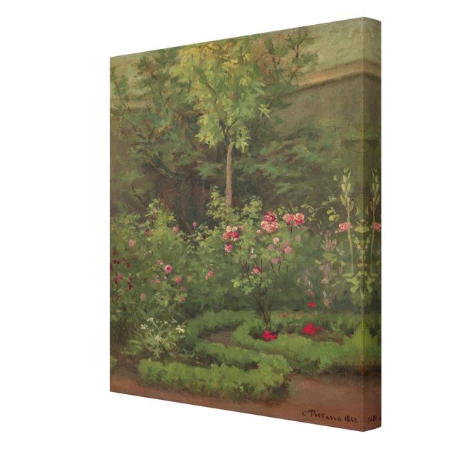 Kunst stilarter romantikken Camille Pissarro - A Rose Garden
