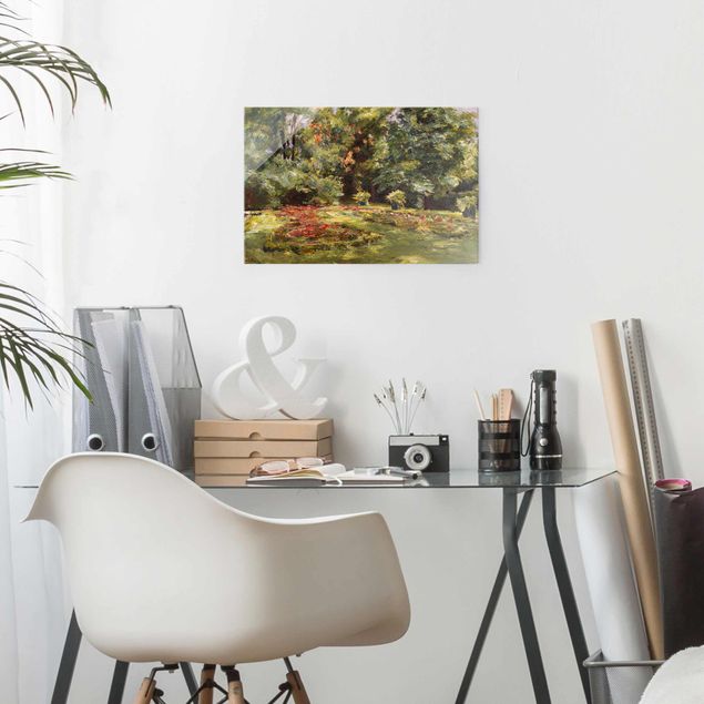 Kunst stilarter impressionisme Max Liebermann - Flower Terrace Wannseegarten