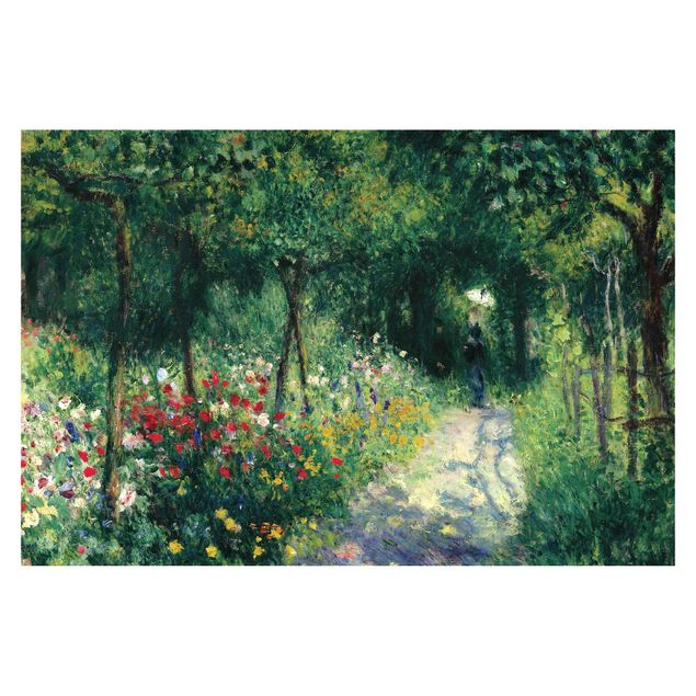 Fototapet grøn Auguste Renoir - Women In A Garden