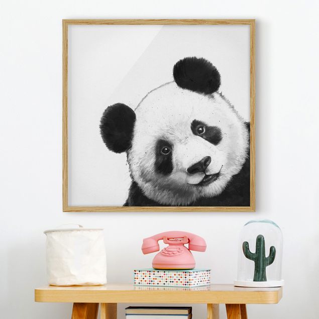 Billeder bjørne Illustration Panda Black And White Drawing