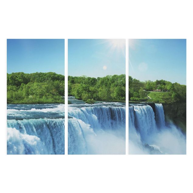 Billeder på lærred landskaber Waterfall Scenery