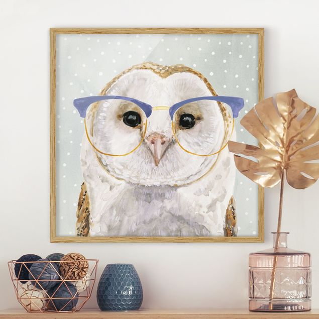 Børneværelse deco Animals With Glasses - Owl