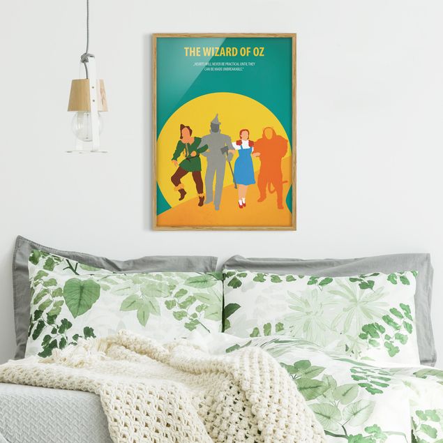 Indrammede plakater vintage Film Poster The Wizard Of Oz