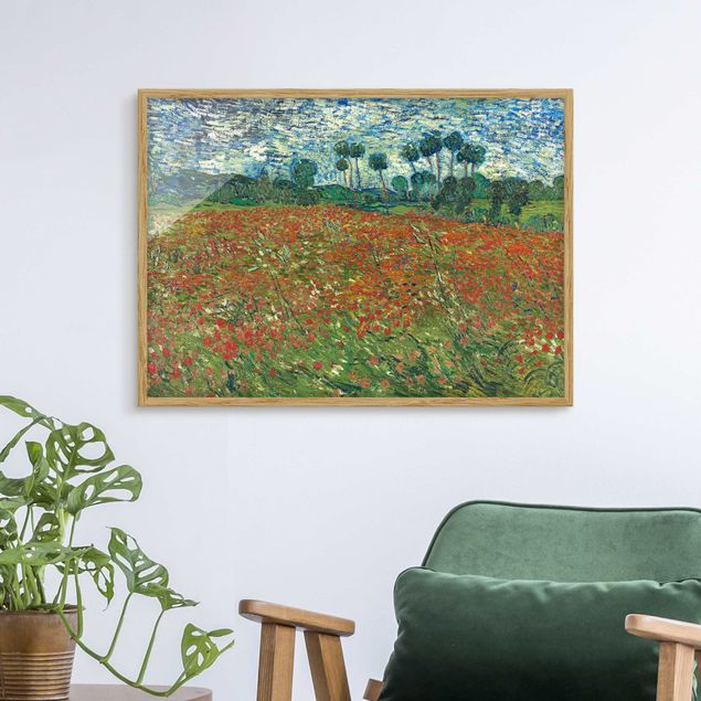 køkken dekorationer Vincent Van Gogh - Poppy Field