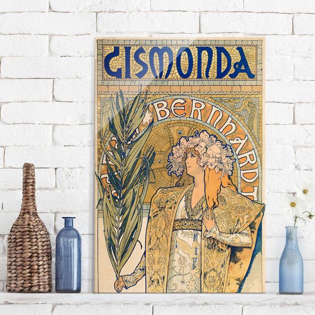Billeder Alfons Mucha Alfons Mucha - Poster For The Play Gismonda