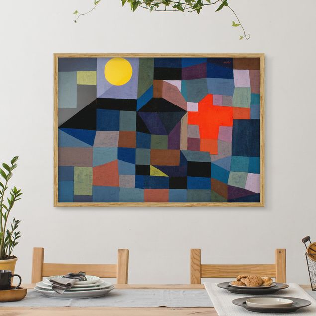 Kunst stilarter Paul Klee - Fire At Full Moon