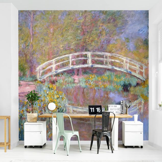 Tapet blomster Claude Monet - Bridge Monet's Garden