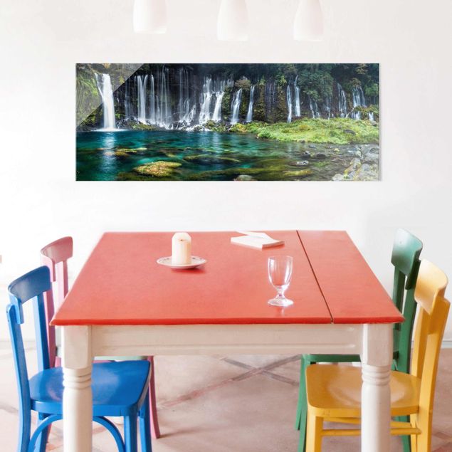 Glasbilleder landskaber Shiraito Waterfall