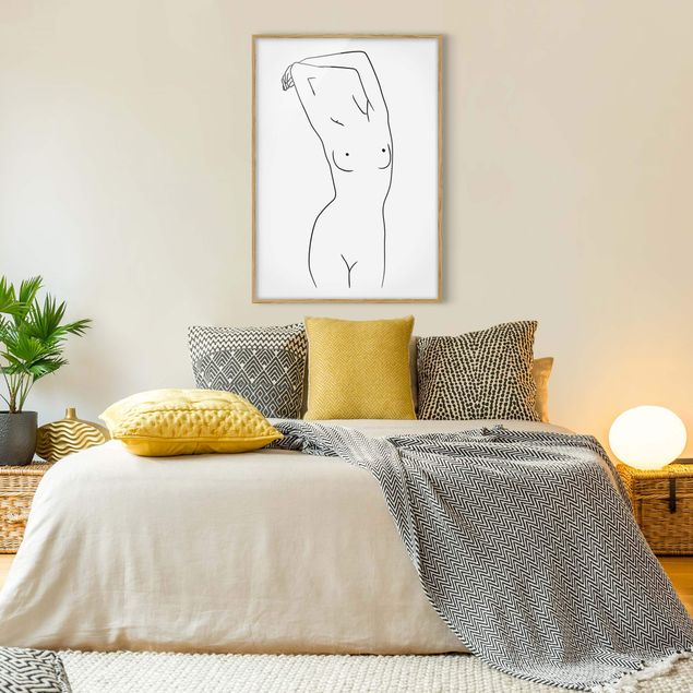 Billeder nøgen og erotik Line Art Nude Black And White