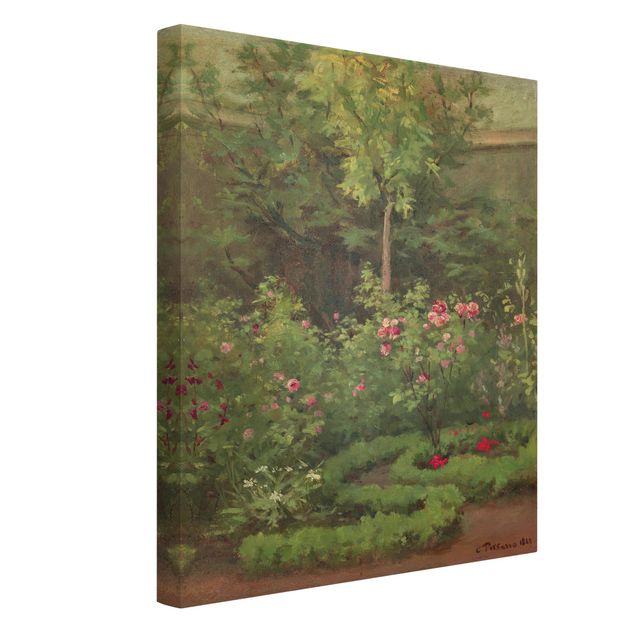 Kunst stilarter pointillisme Camille Pissarro - A Rose Garden