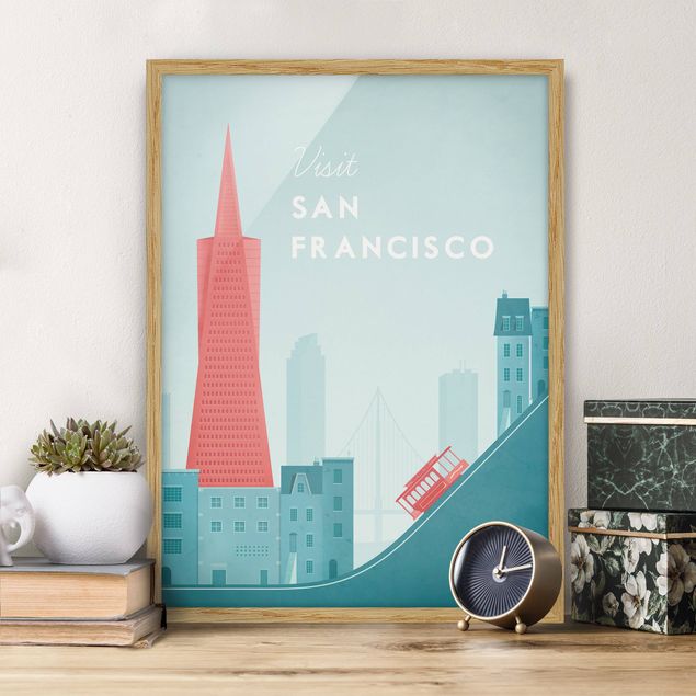 køkken dekorationer Travel Poster - San Francisco