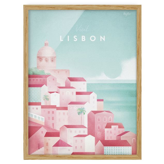 Billeder strande Travel Poster - Lisbon