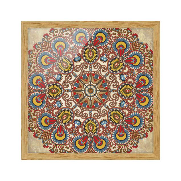 Billeder spirituelt Coloured Mandala