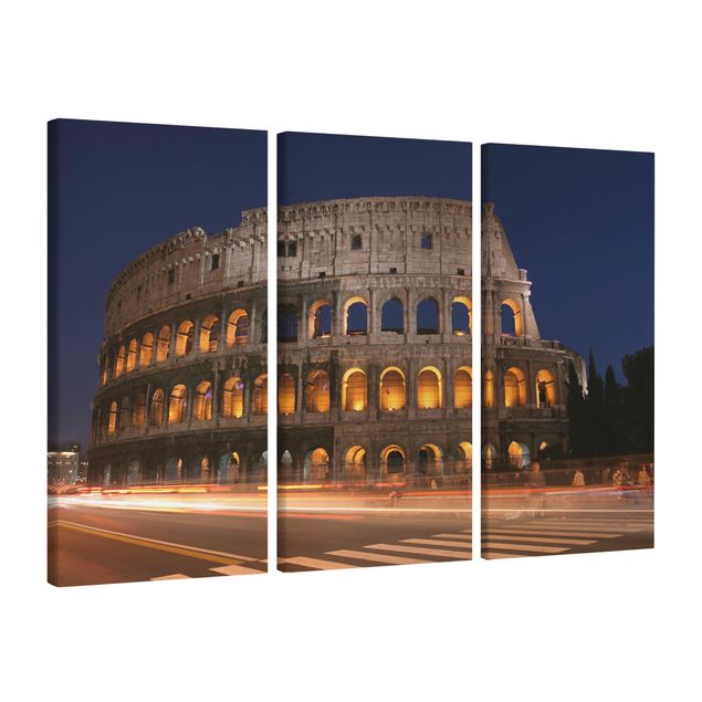 Billeder arkitektur og skyline Colosseum in Rome at night