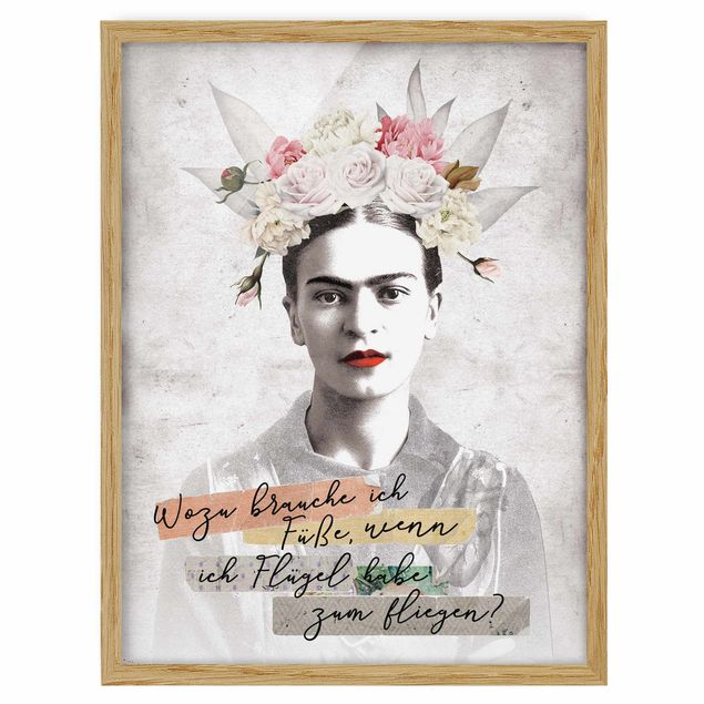 Billeder portræt Frida Kahlo - A quote