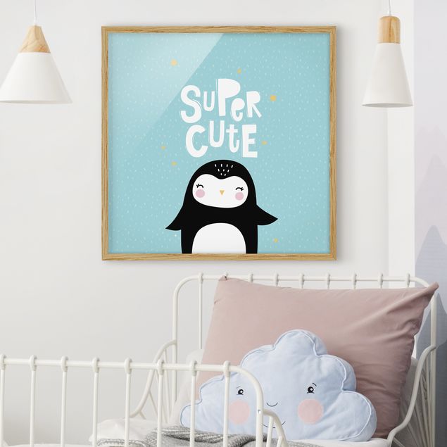 Børneværelse deco Super Cute Penguin