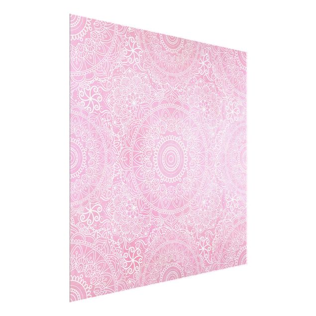 Billeder mandalas Pattern Mandala Light Pink