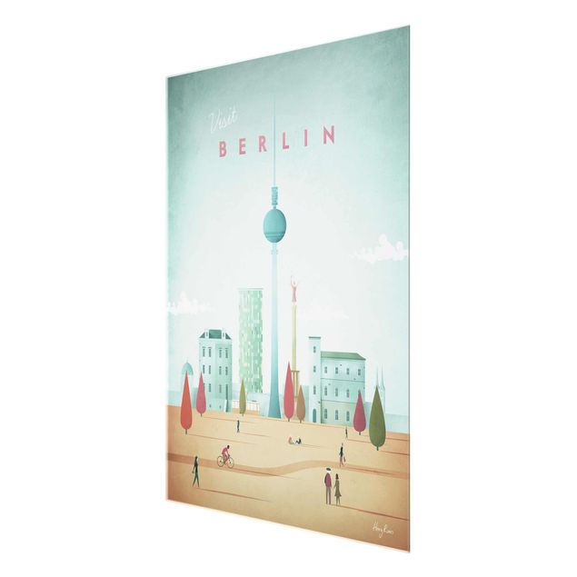 Billeder kunsttryk Travel Poster - Berlin