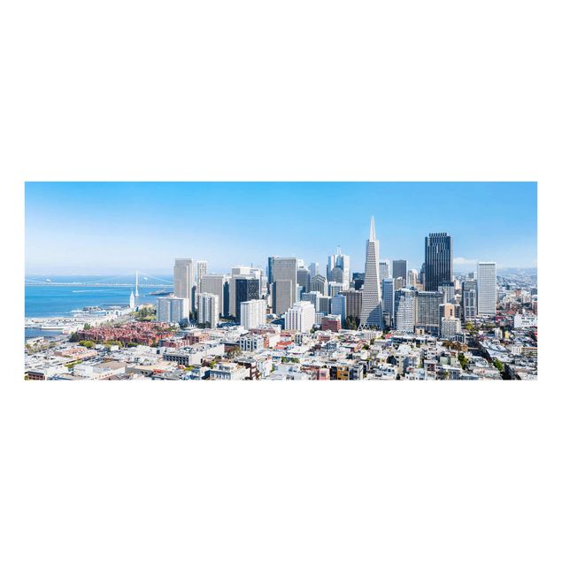 Billeder blå San Francisco Skyline
